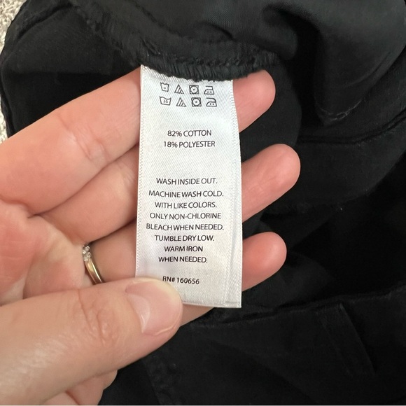 Happily Grey NWT Black Denim Midi Skirt With Slit, Size 5 - Picture 8 of 10
